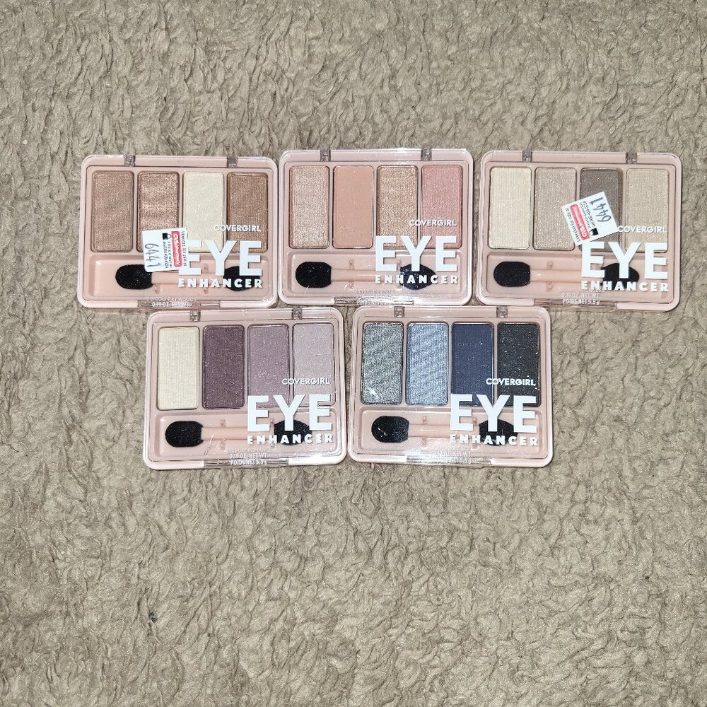Covergirl Eye Enhancers 4 Kit Eye Shadow 5 Total New Unopened